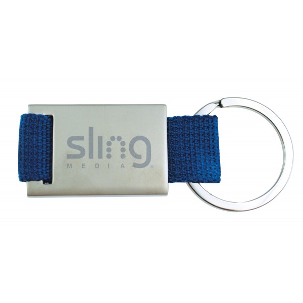 Quadrangle Canvas Key Ring